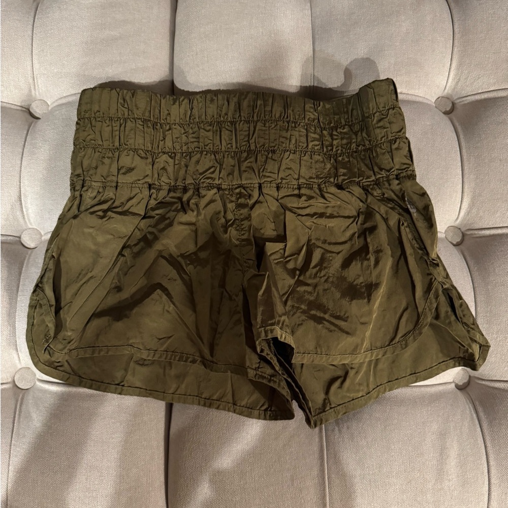 FP Movement by Free People High Waist Olive Shorts